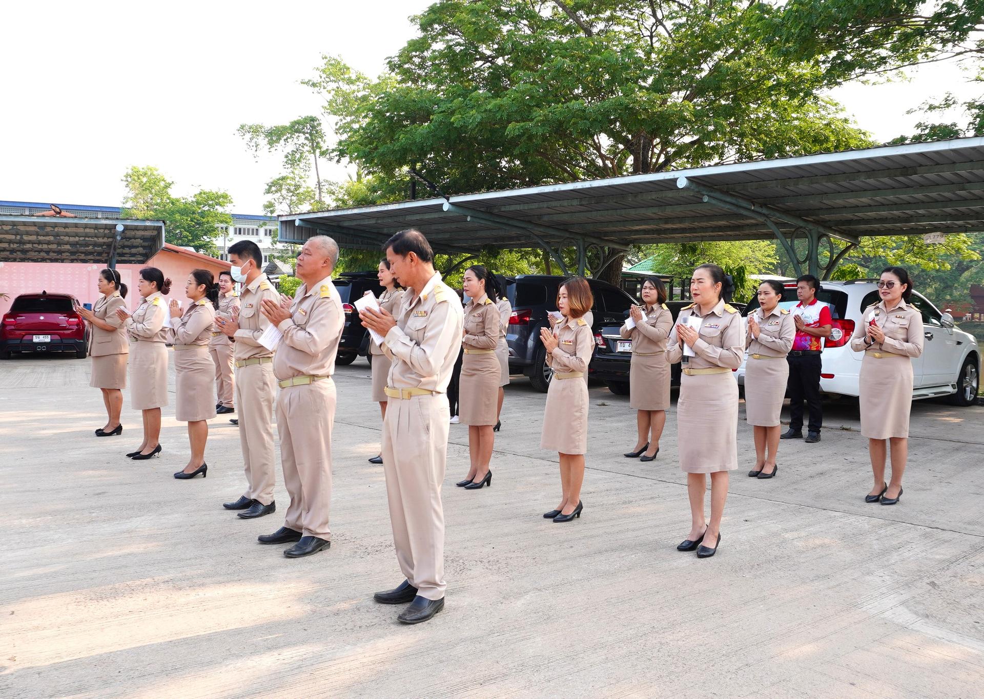 การจัดกิจกรรมเข้าแถวเคารพธงชาติ ประจำเดือนเมษายน 2567